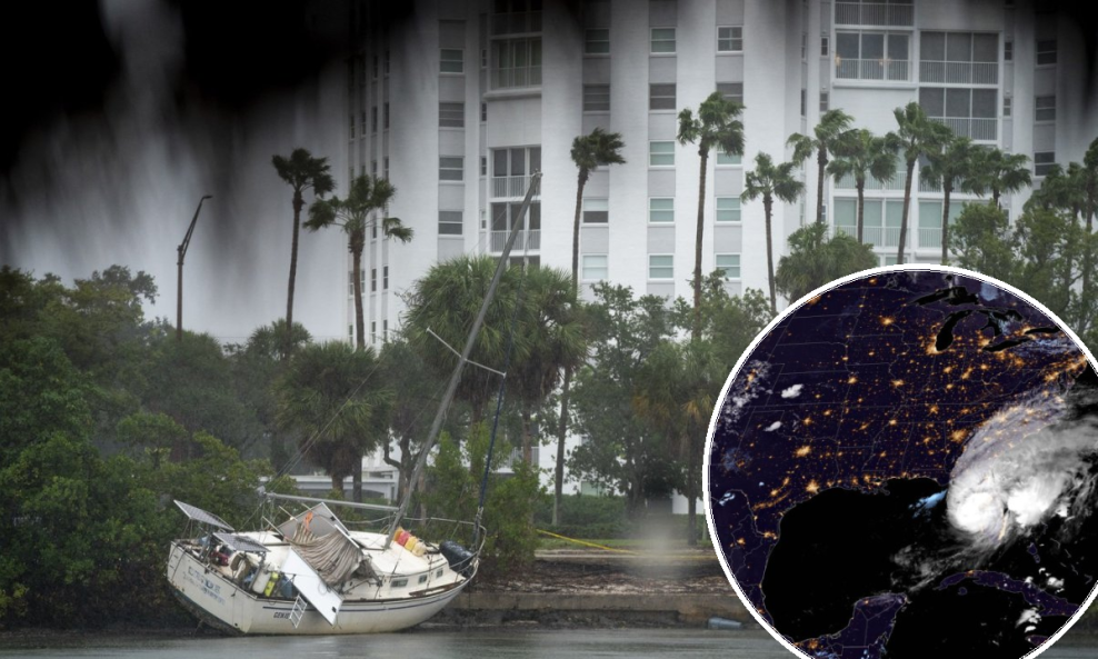 Uragan Milton usisao more na Floridi: Nastali deseci tornada, vjetar puše 200 km/h, ima mrtvih