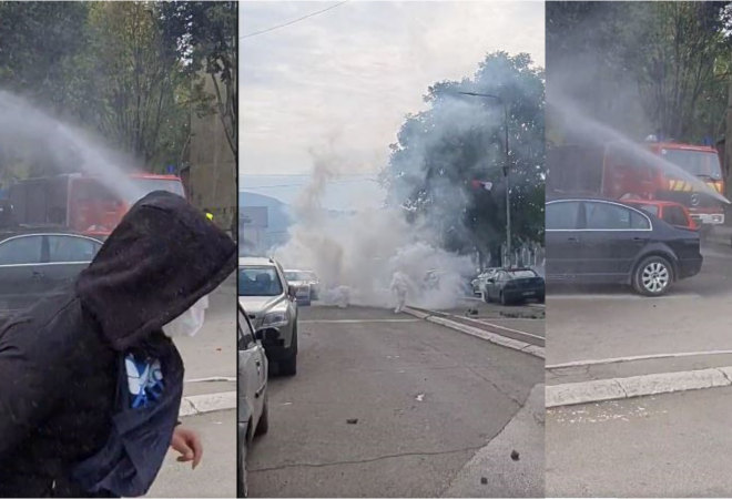 NEREDI NA KOSOVU! Policija suzavcima i šok bombama na srpske prosvjednike, upucan Srbin! ‘Zauzdajte Kurtija, NATO, KFOR, reagirajte!’, viču iz Srbije