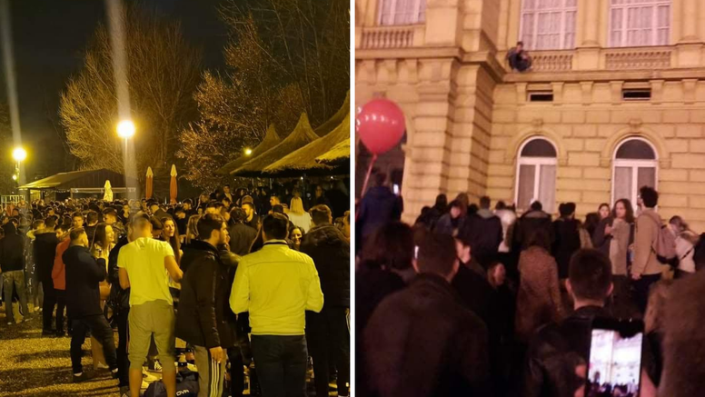 Mladi se opet okupili na Jarunu, a veselo je bilo i ispred HNK: 'Treštala je muzika cijelu noć'