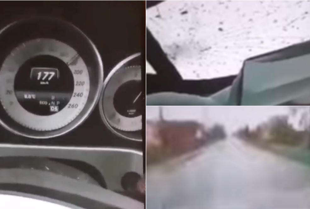 (VIDEO) POSLJEDNJI TRENUCI MLADIĆA IZ GRADIŠKE! Snimio je svoju smrt: Kazaljke se penjale do maksimuma! Nije bio ni vezan! Ljudi vežite se i vozite oprezno!