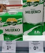 POSKUPLJUJE MLIJEKO Vlada je za 5 centi povećala zaštićenu cijenu litre mlijeka s 2,8 posto mliječne masti