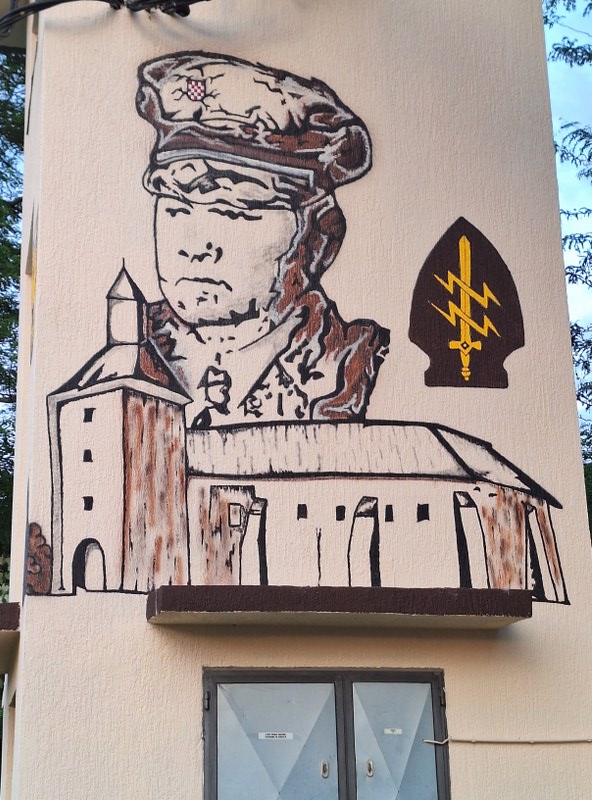 GOTOV MURAL POSVEĆEN GENERALU MLADENU MARKAČ