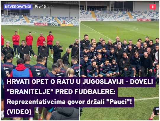 SRPSKIM MEDIJIMA  ZASMETAO POSJET  BRANITELJA   VATRENIMA! Izvukli i ratni put navodnog rođaka Luke Modrića u srpskoj vojsci