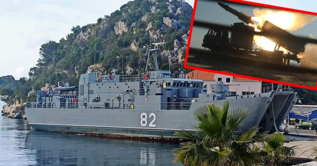 Doznali smo zašto je na Mljet stigao brod s lanserom dalekometnih projektila, oglasio se i MORH