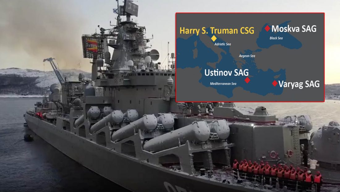 OPASNOST IZ SREDOZEMLJA Ruske krstarice pozicionirane za sukob sa skupinama nosača NATO-a