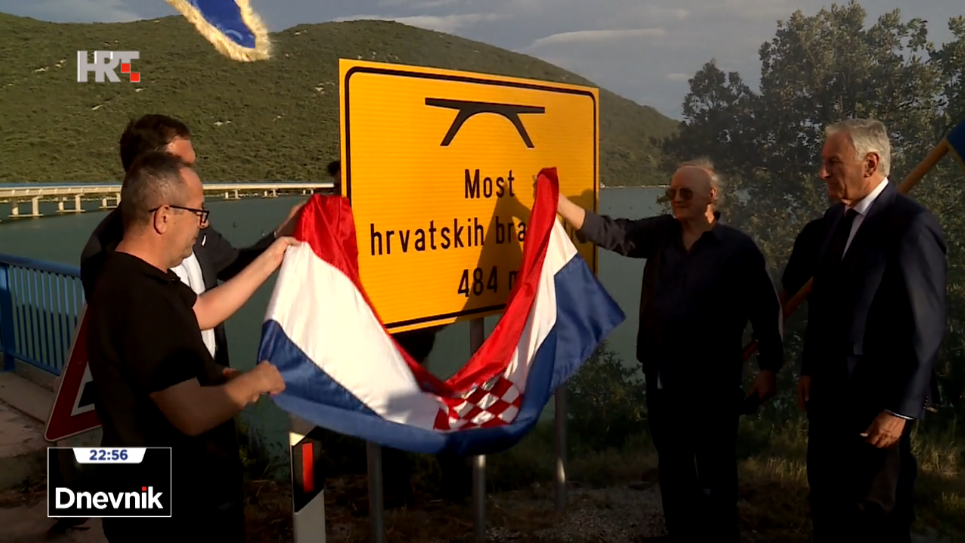 Most Bistrina preimenovan u Most hrvatskih branitelja u čast poginulim herojima Domovinskog rata