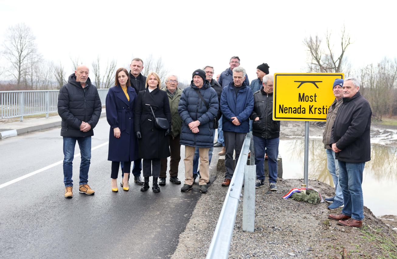 Novi most na Vuki između Ernestinova i Petrove Slatine dobio ime po stradalom mladom hrvatskom branitelju