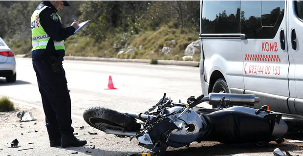 Prizori užasa kod Šibenika: U prometnoj poginuo motociklist