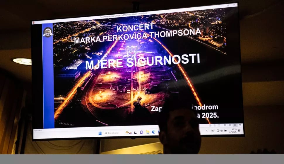 Zbog Thompsonovog koncerta MUP izgradio vlastitu virtualnu mobilnu vezu