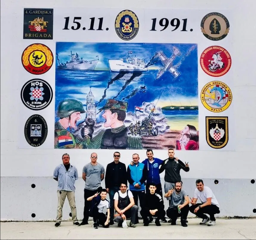 Otvaranje murala posvećenog obrani grada Splita