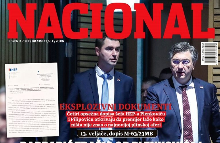 Nacional: Šef HEP-a četiri puta pisao Plenkoviću i upozoravao na cijene plina