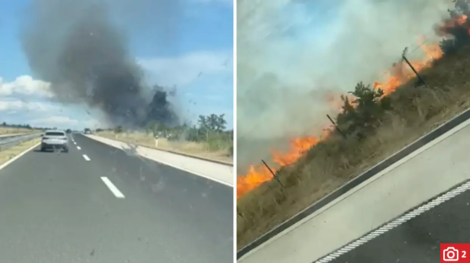 Sletio s ceste u maslinik kod Nadina. Auto se zapalio: 'Izgorjelo je pola maslinika...'