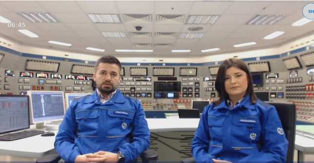 Noćna smjena u nuklearnoj elektrani Krško