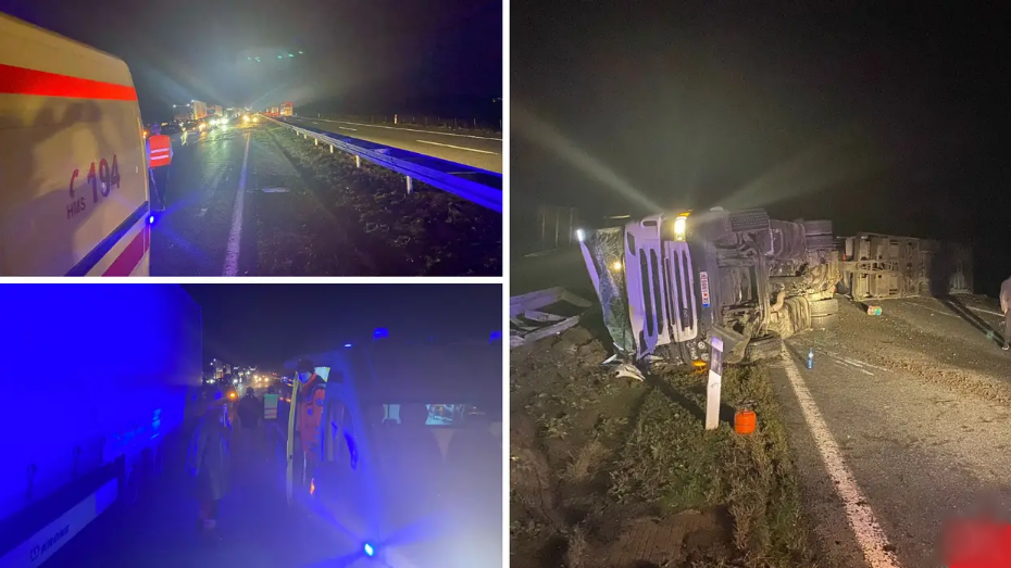 Teška nesreća na A3: Prevrnuo se kamion za prijevoz vozila, automobili poispadali po cesti