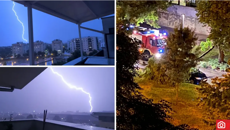 Zbrajaju se štete: Preko 300 vatrogasaca angažirano na sanaciji nakon snažne tuče