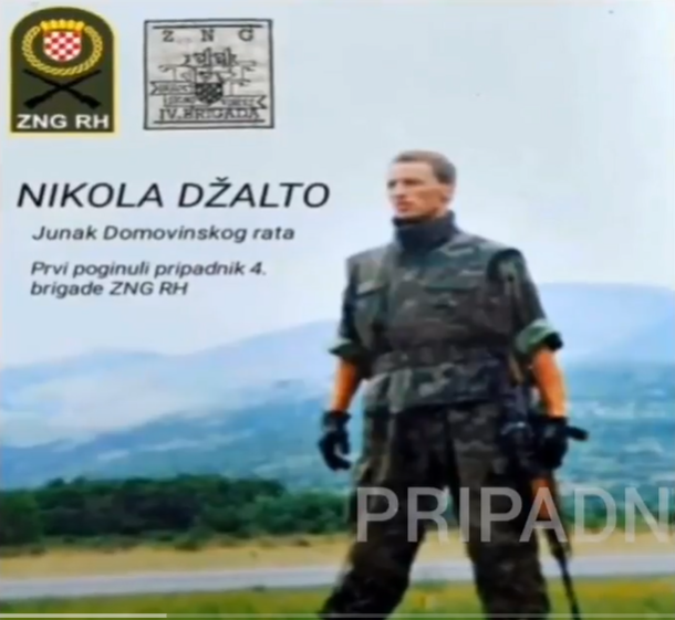 02. kolovoz 1991. Nikola Džalto – prvi poginuli pripadnik 4. brigade - TUŽNO SJEĆANJE (VIDEO)