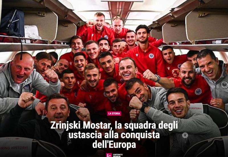 Talijani nazvali Zrinjski ‘ustaškim klubom’ (dobro da oni tako govore)): Pročitajte kakva je bila reakcija dopredsjednika kluba