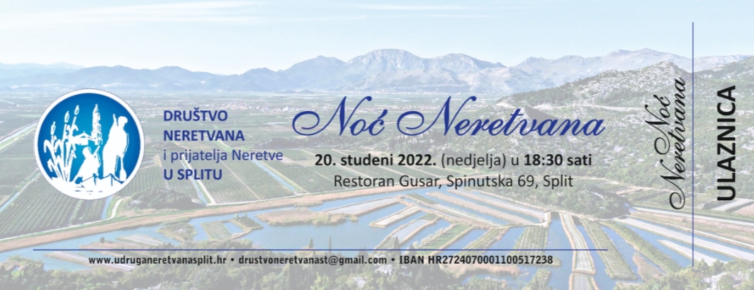 Društvo Neretvana poziva vas na tradicionalnu 'Noć Neretvana'