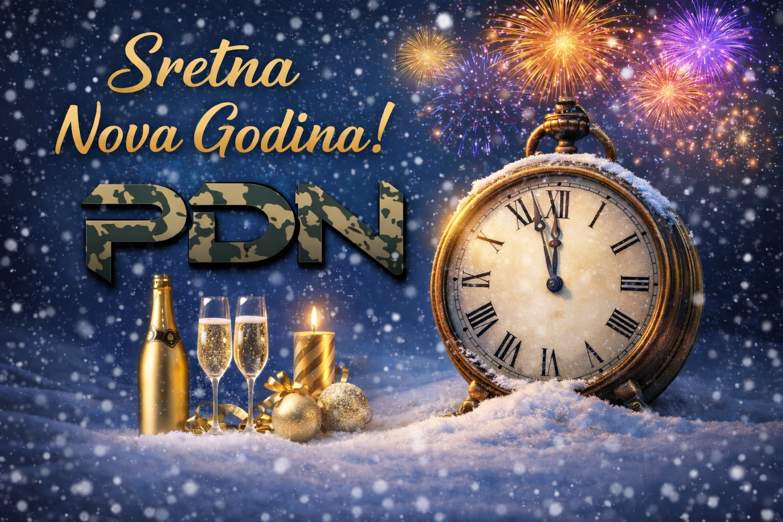 Novogodišnja čestitka Portala Dnevnih Novosti