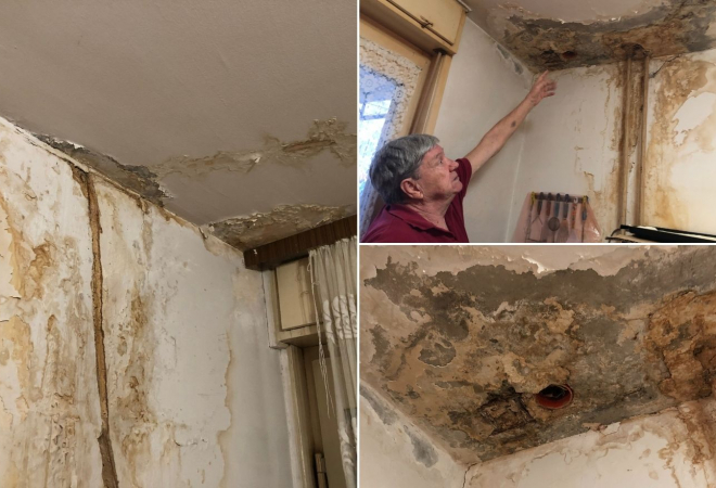 VLAGA, PLIJESAN, POPLAVE… Uvjeti u kojima ovaj par živi su nehumani. Prepušteni su na milost i nemilost: ‘Usisavamo plijesan sa zidova da ju ne udišemo’
