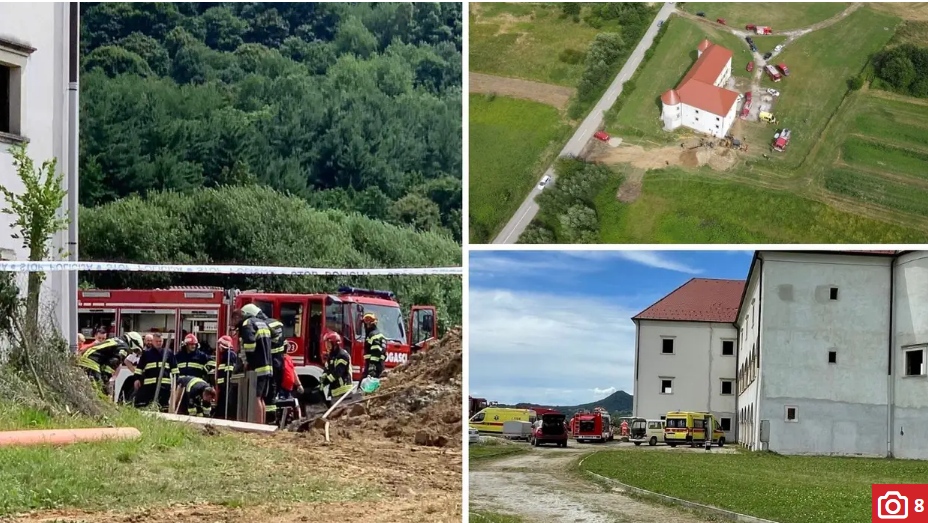 Zemlja zatrpala dva radnika kod Novog Marofa: Jedno tijelo je izvučeno, za drugim se traga