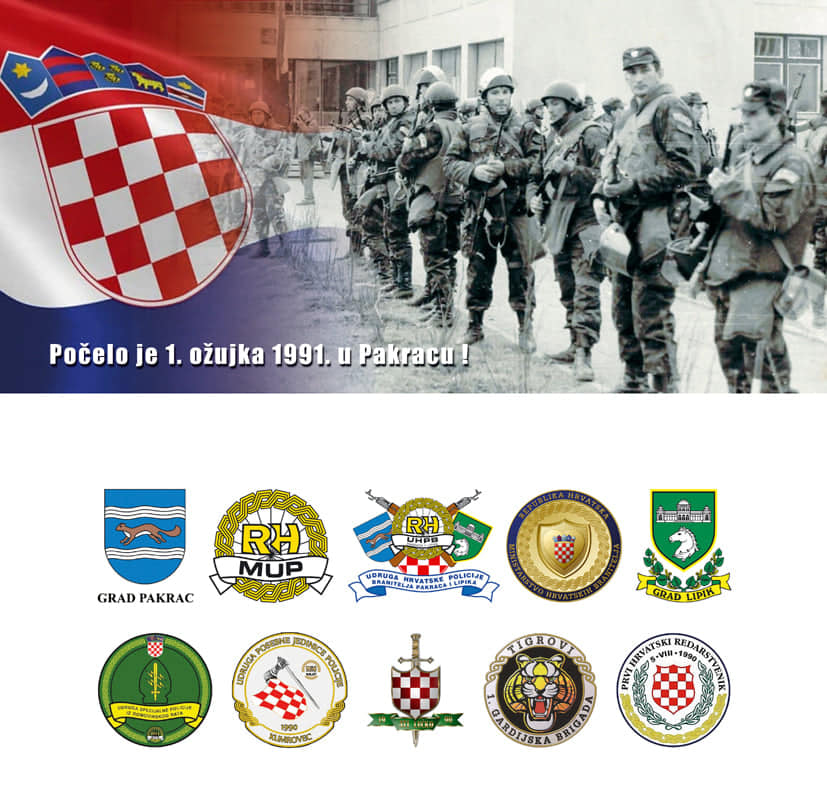Počelo je 1/2. ožujka 1991. u Pakracu
