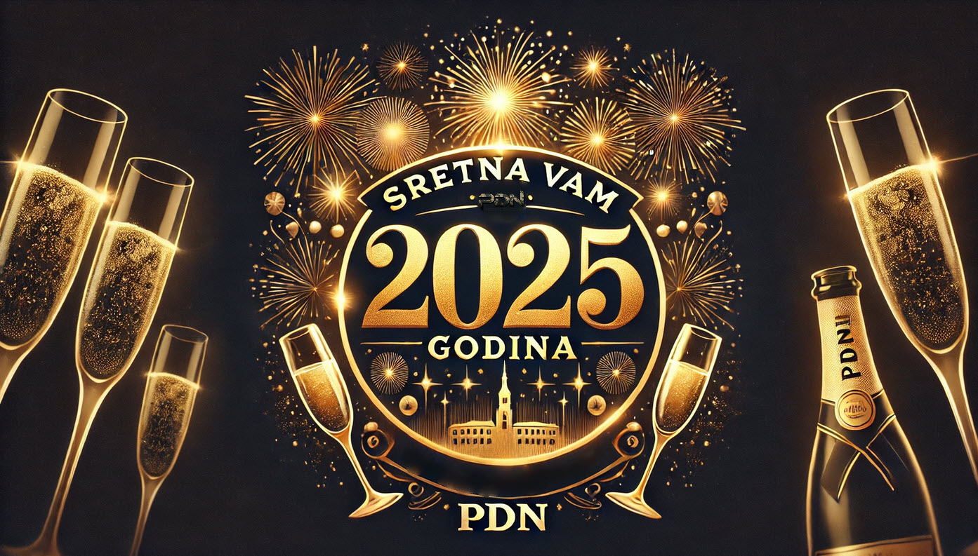 Novogodišnja čestitka Portala Dnevnih Novosti: Sretna vam 2025. godina!