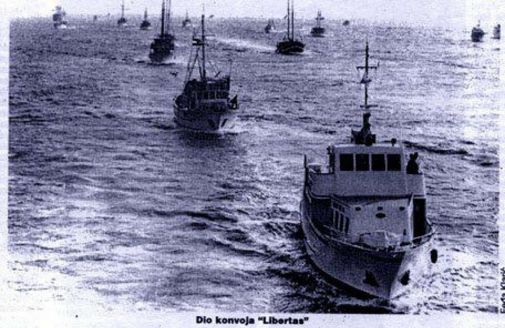 31. listopada 1991. Dubrovnik – konvoj od 29 brodova opkoljenom Gradu donio dugo očekivanu pomoć