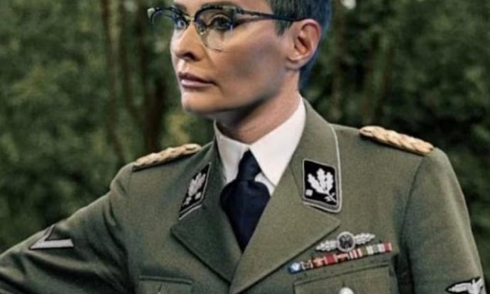 Šefica agencije za medije u Srbiji objavila montažu sebe u nacističkoj uniformi