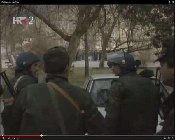 Bitka za Pakrac - Noć u šumi