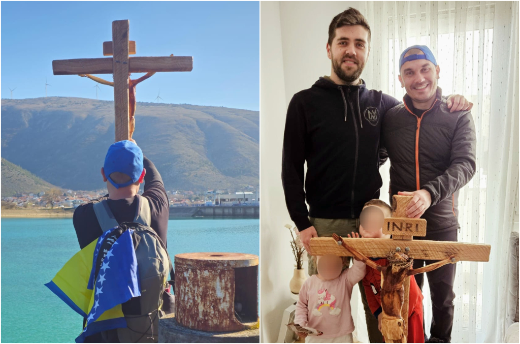 HODOČAŠĆE ZA MIR, OPROST I ISCJELJENJE Josip je krenuo na križni put dug 1000 km kroz Bosnu i Hercegovinu