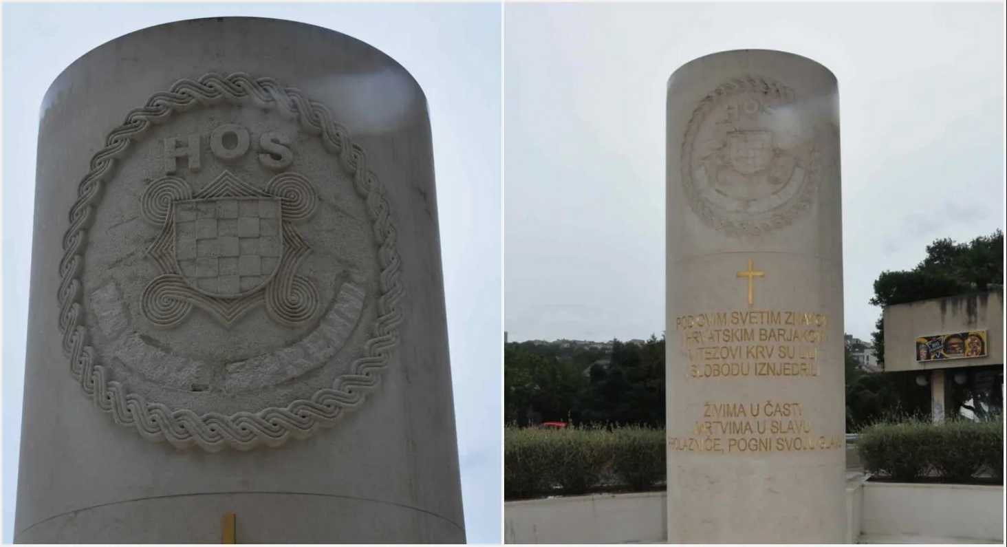 Oštećen spomenik HOS-u u Splitu: DP krivi Puljkovu vlast, Grad ga vraća u prvobitno stanje