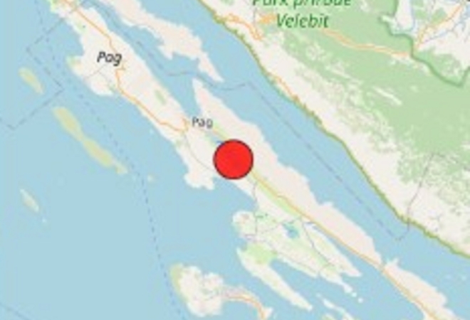 Potres zatresao hrvatski otok: ‘Zagrmjelo je i tutnjalo neko vrijeme’