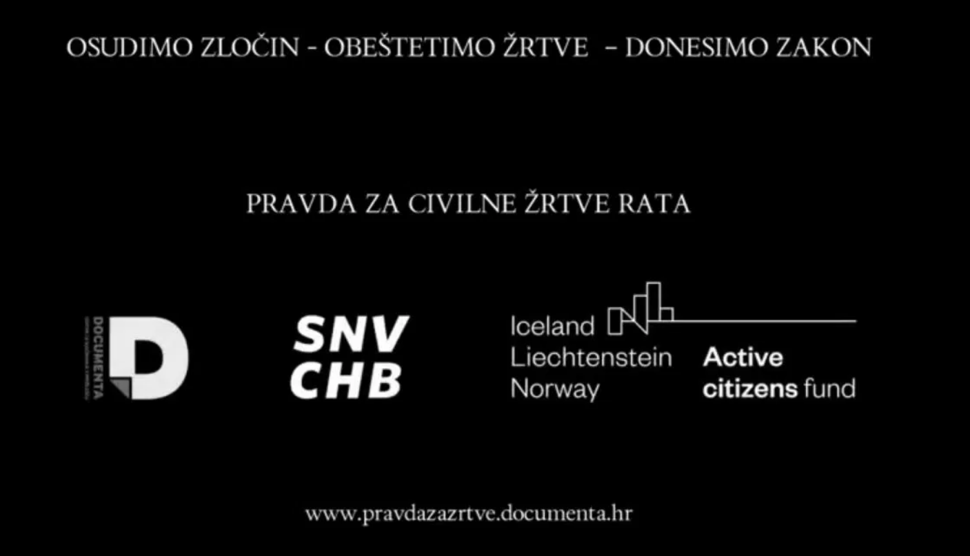 Documenta i SNV kampanjom ‘Pravda za žrtve’ podržali Zakon o civilnim žrtvama