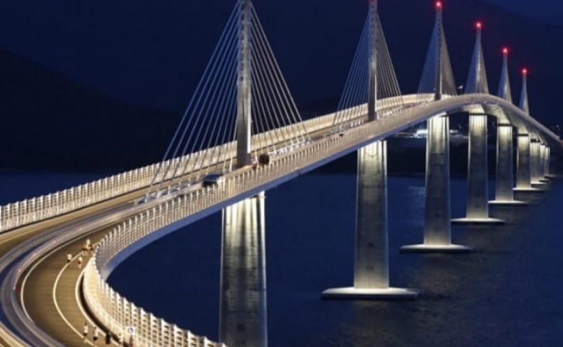 PELJEŠAC: Veterani I. i IV. gardijske brigade i 163. brigade motociklima prešli Pelješki most