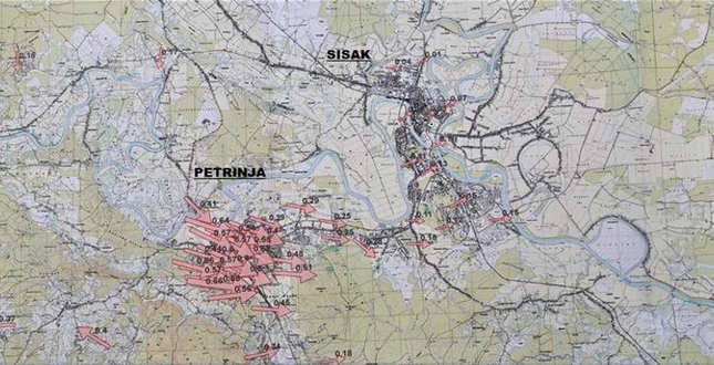 Petrinja i Sisak pomaknuli se i do 86 centimetara