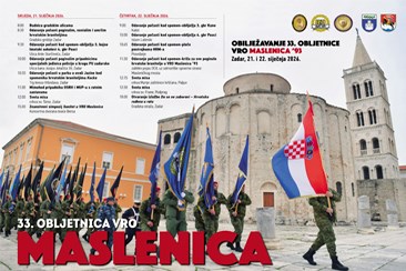 Obilježavanje 33. obljetnice VRO Maslenica
