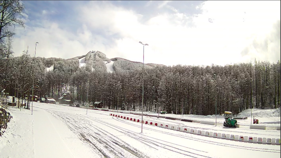 Na Platku je pao snijeg