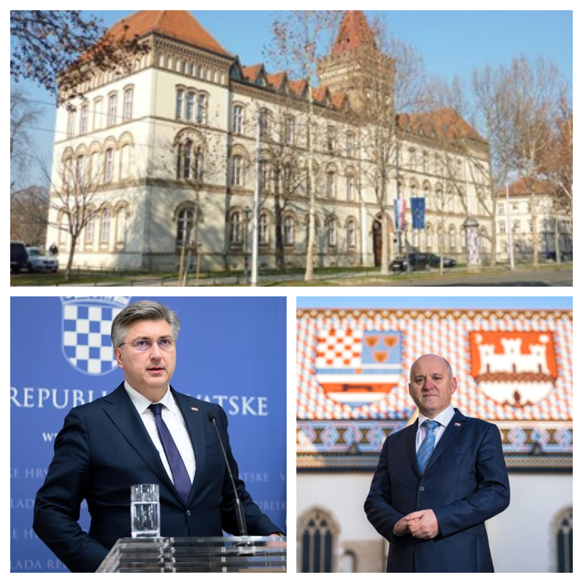 Premijer Andrej Plenković predstavlja Branka Bačića za novog ministra