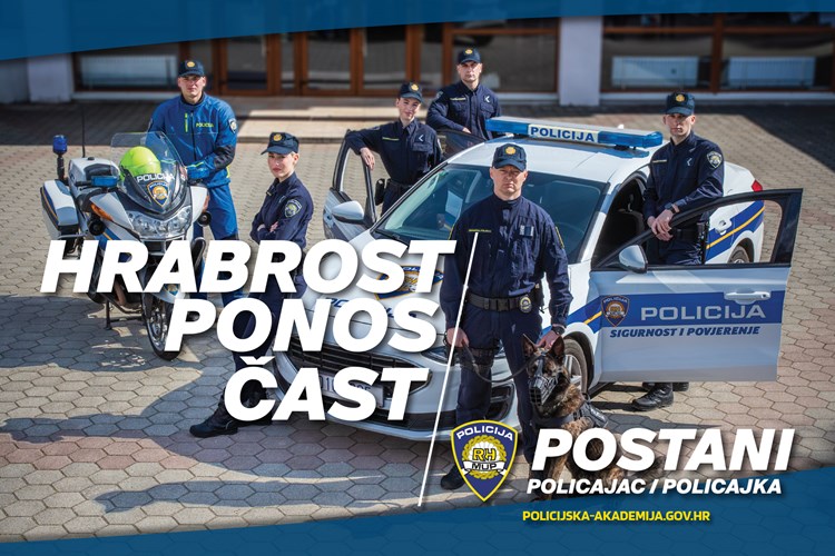 Hrabrost, ponos, čast - Postani policajac!