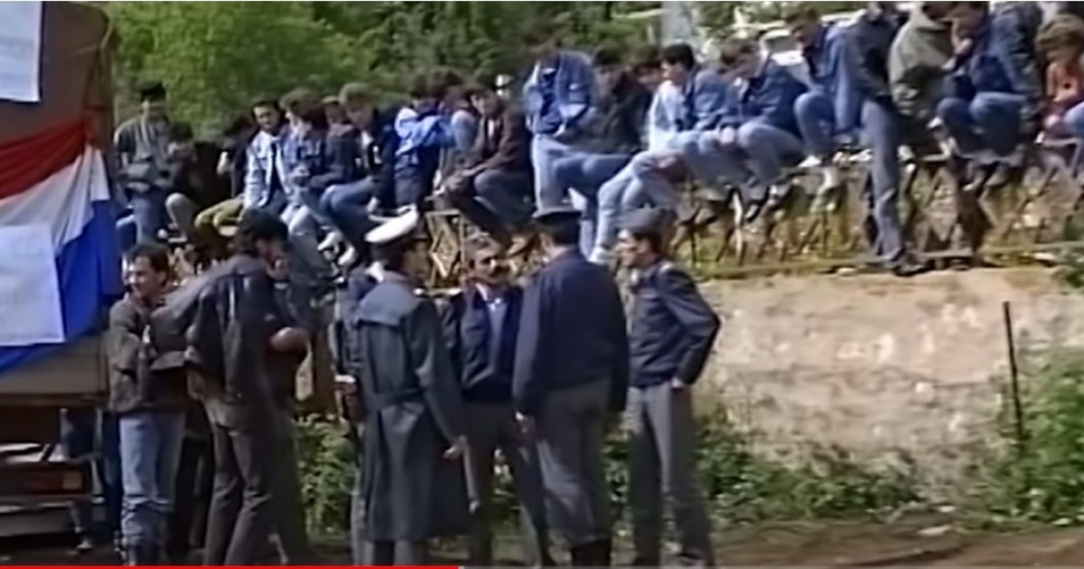 07. svibnja 1991. Polog – Hrvati iz Hercegovine goloruki zaustavili kolonu tenkova JNA (VIDEO)