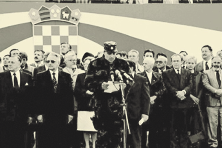 Dan za povijest: svečano postrojavanje Zbora narodne garde, 28. svibnja 1991. godine u Zagrebu