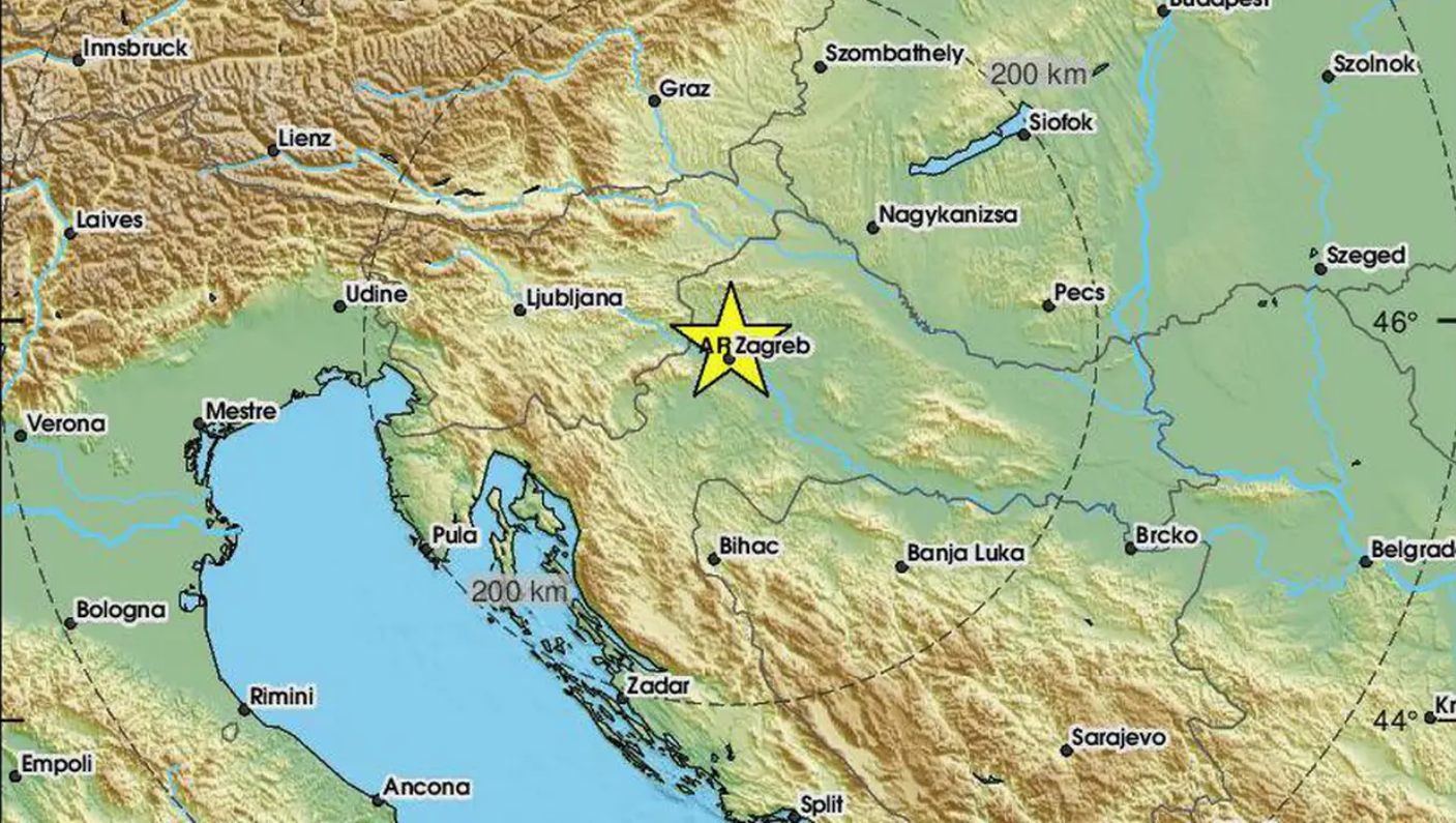 Zatreslo Austriju pa Hrvatsku i Sloveniju: Tutnjalo je u Zagrebu i baš je jako udarilo iza podne!
