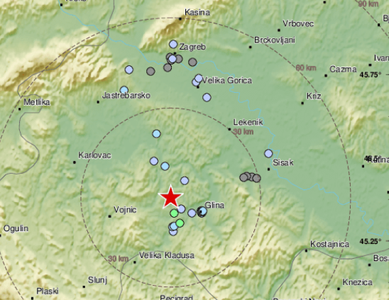 POTRES PONOVO ZATRESAO HRVATSKU: ‘Kao udar, detonacija mine!’, ‘Jaka eksplozija, ili je već navika pa ih više i ne osjetimo’