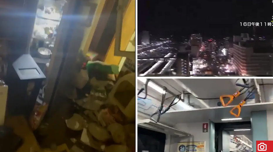 VIDEO Prve snimke potresa od 7,3 po Richteru u Japanu: 'Tresla se cijela zgrada, bilo je užasno!'