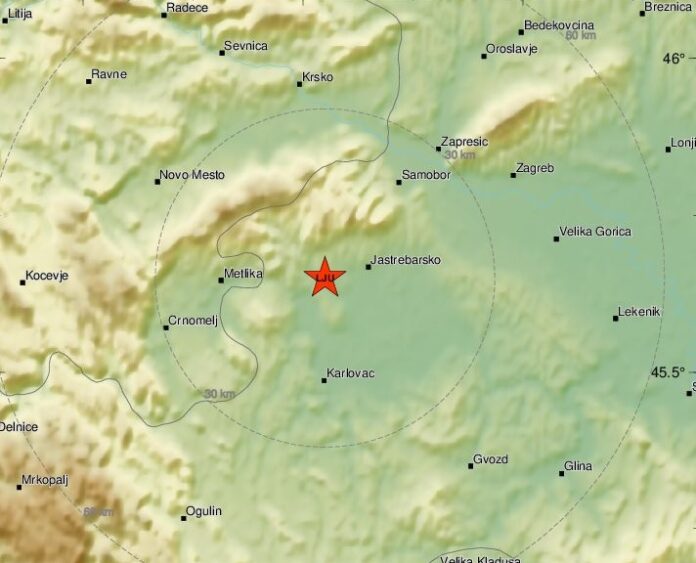 POTRES PONOVNO POGODIO HRVATSKU! Epicentar 18 kilometara sjeverno od Karlovca