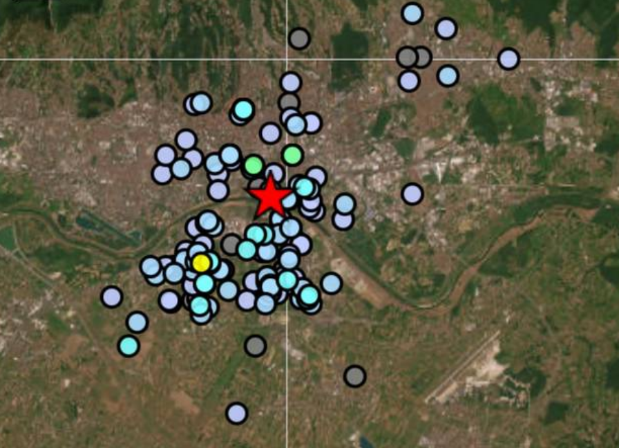 Zagrepčane probudio kratak potres od 1,1 Richtera