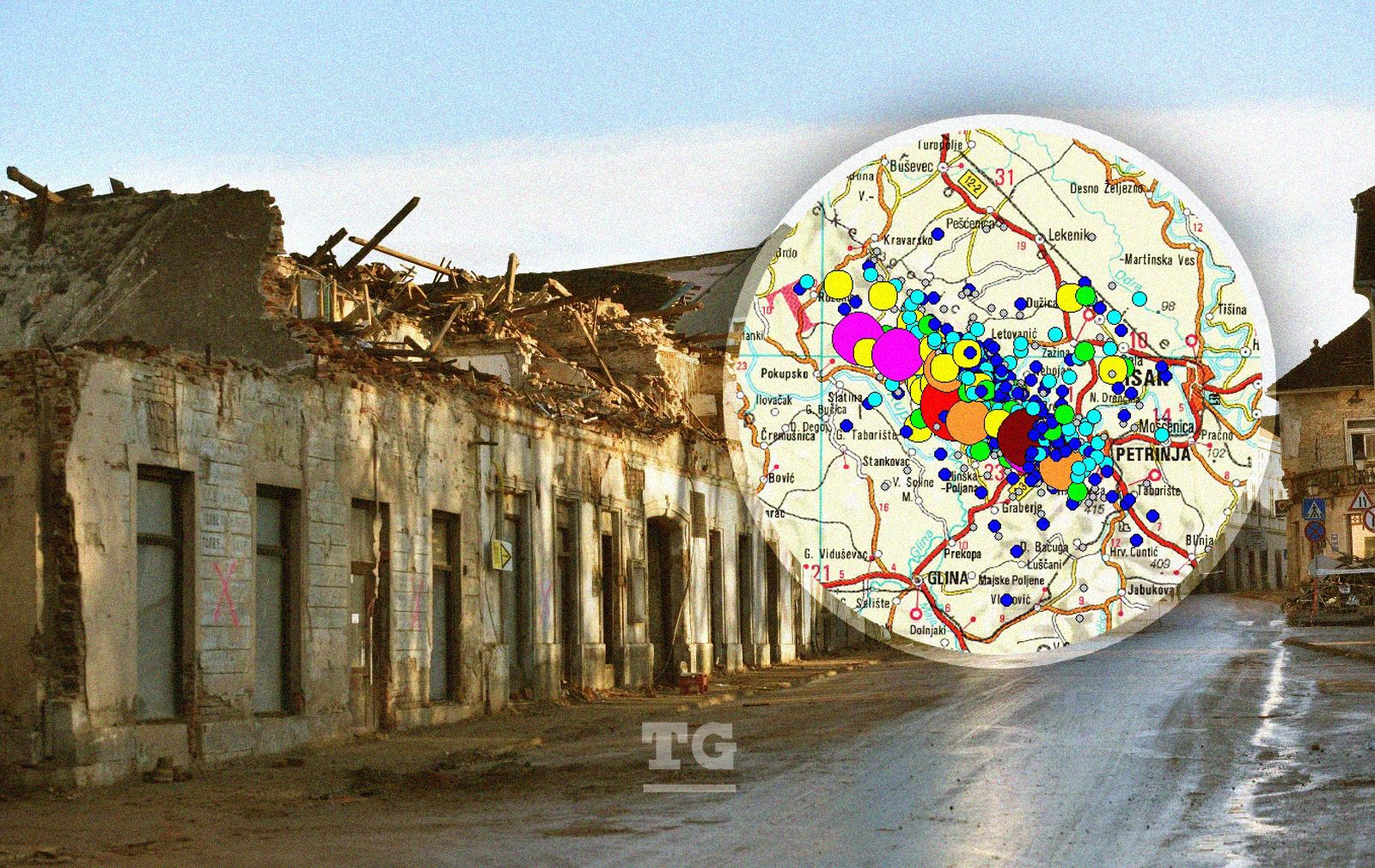 Petrinju su od 28. prosinca pogodila 574 potresa, Seizmološka objavila analizu i kartu epicentara
