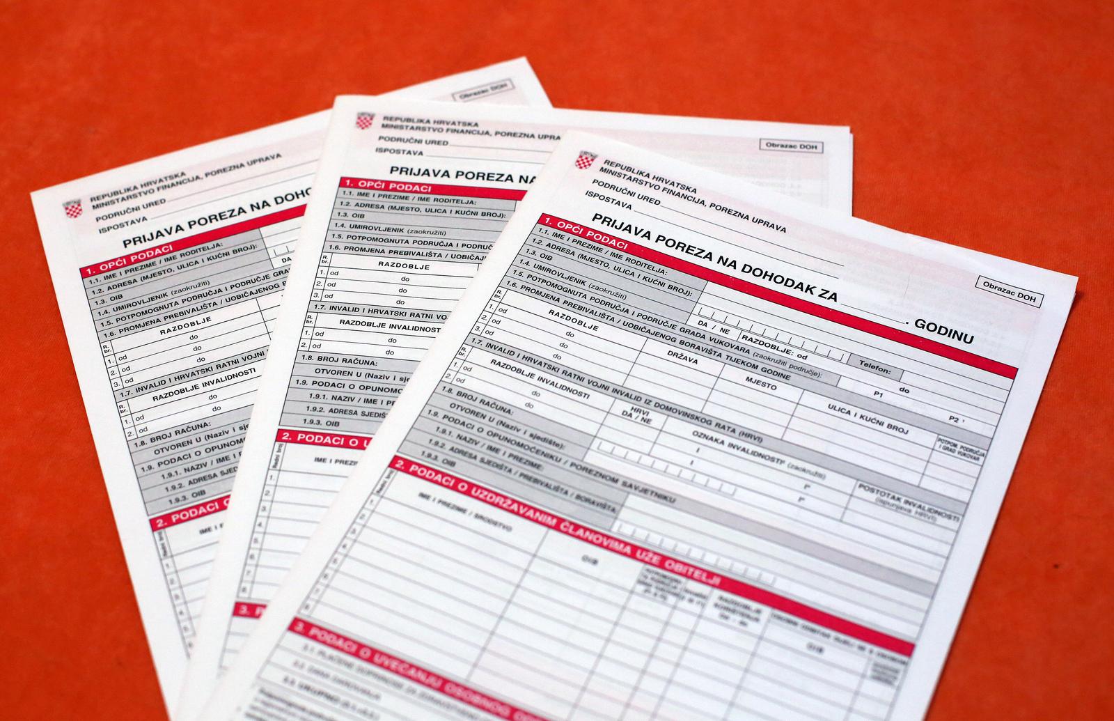 Iznos povrata poreza na razini 2020. godine, isplate od 2. svibnja