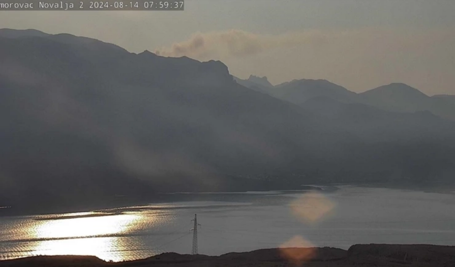 Požar na brdu Visibabe kod Karlobaga